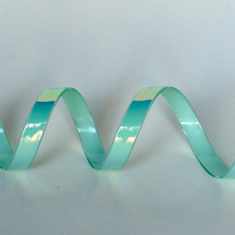 Iridescent Vinyl Wristlet
