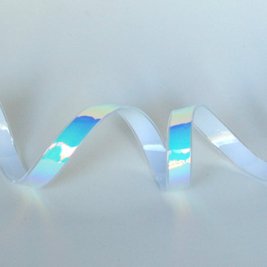 Iridescent Vinyl Wristlet
